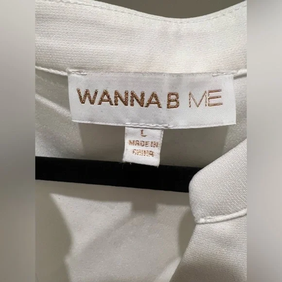 Avara | Wanna B V Neck Blouse | Large | White - Picture 6 of 8